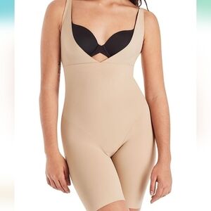Maidenform  Beige Womens Open Bust Body Shaper NWOT Size S